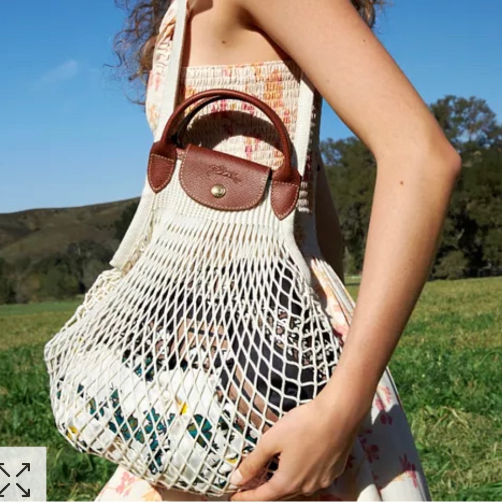 NWT Longchamp le pliage Filet knit bag